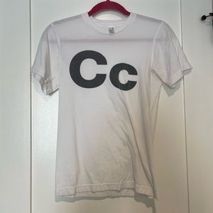 American Apparel initial tee